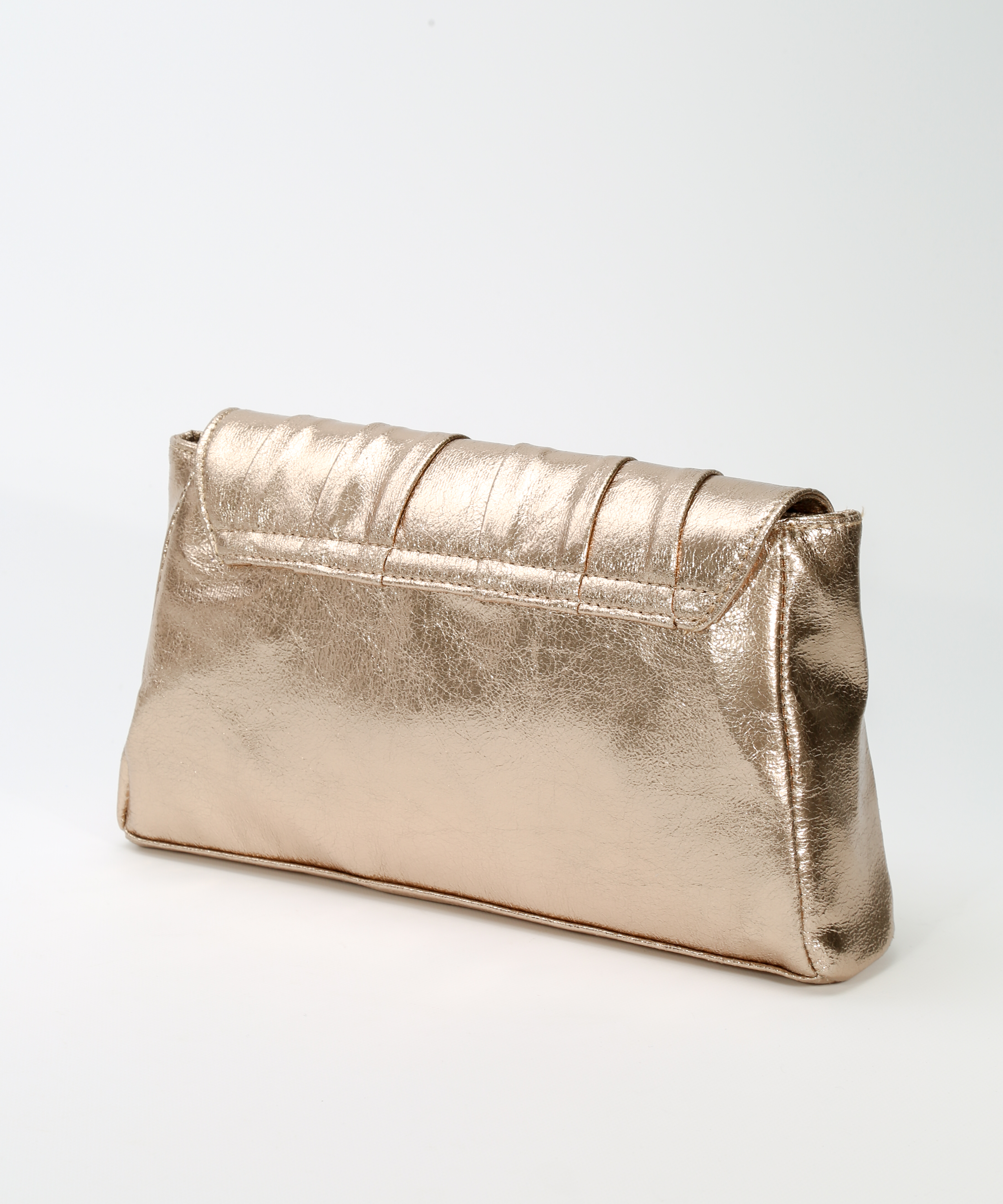 Bolso pliegues fiesta metalizado image number null